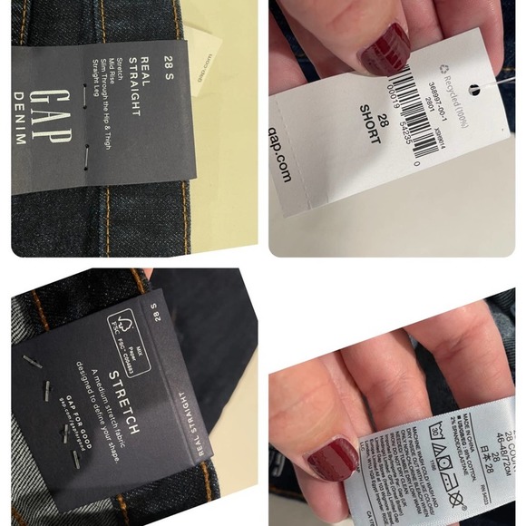 GAP Women's Straight Leg Jeans - Midnight Indigo - Picture 4 of 8